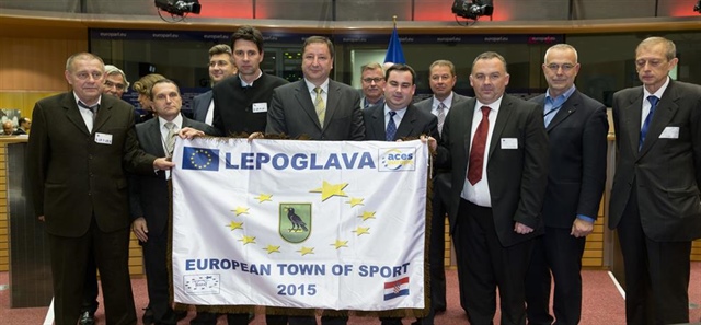 Lepoglavi u Bruxellesu dodijeljena titula EUROPSKI GRAD SPORTA 2015
